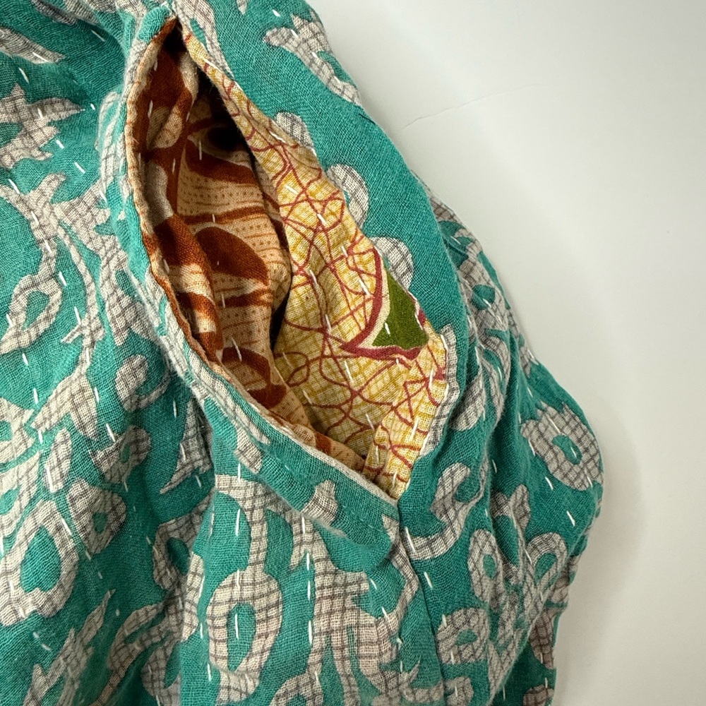 Kantha pants. Free size. NWT BOHO - Picture 9 of 11